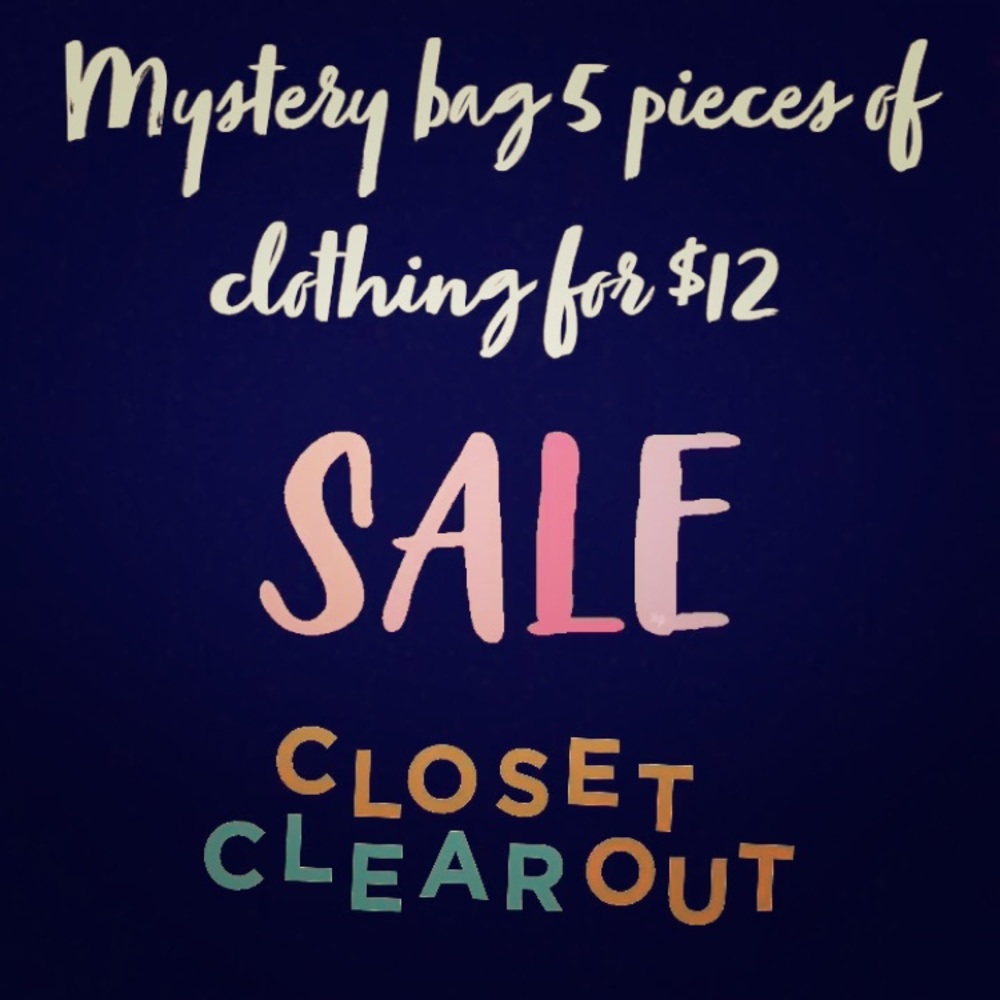 Get 5 pieces of clothing for $12